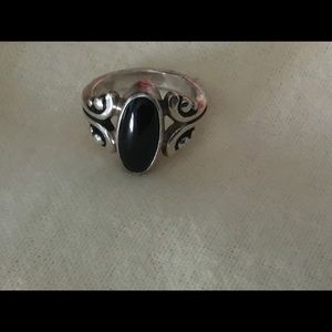 James Avery Black onyx ring
